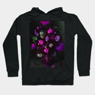 A vase with purple Flowers Hoodie